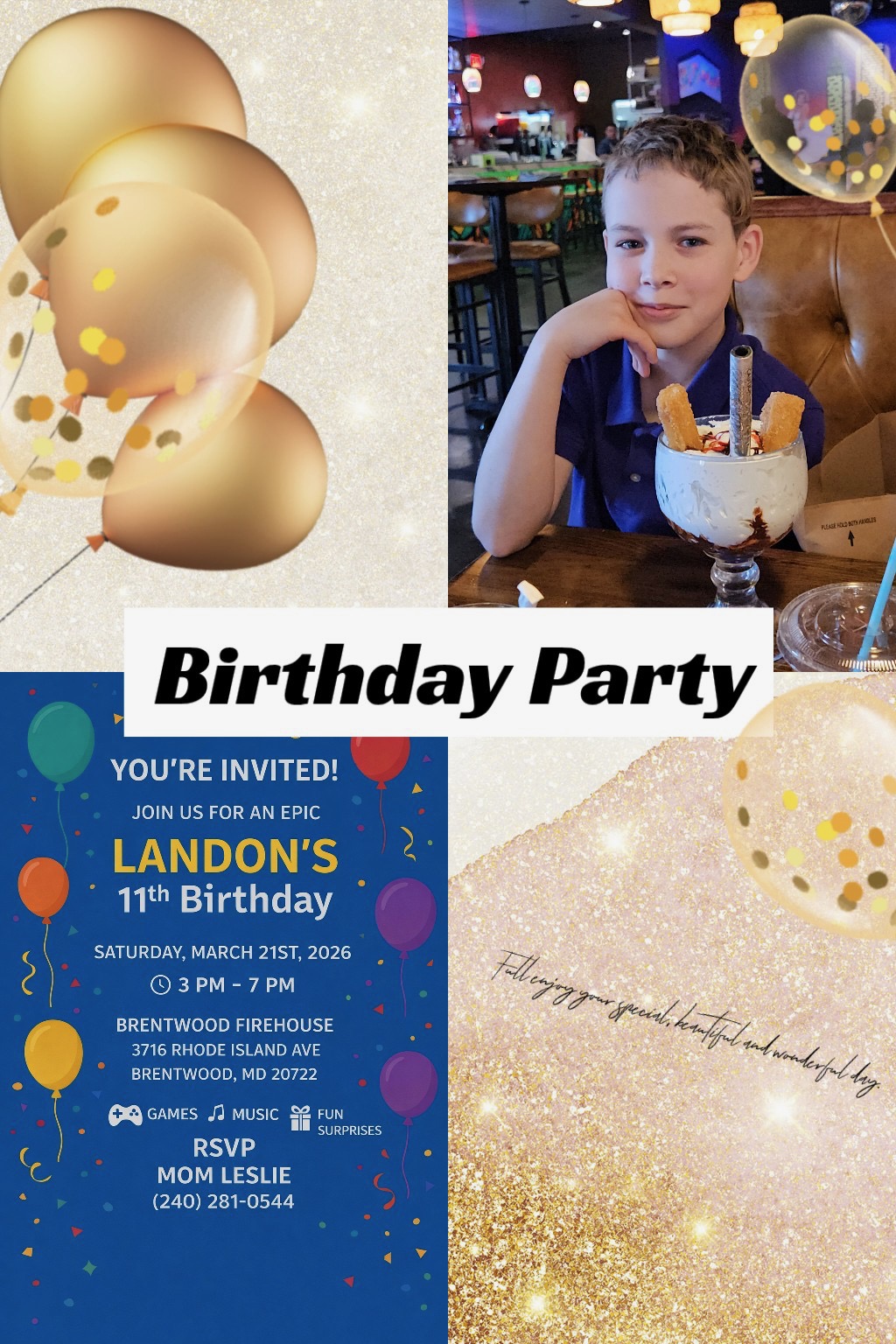 Birthday for Landon: A Community Celebration